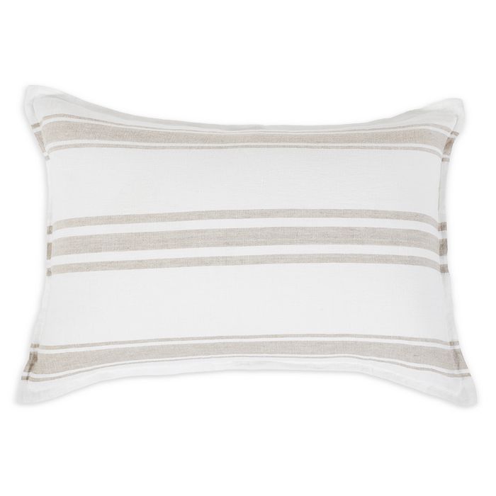 Pom Pom At Home Jackson Sham, King In White/natural