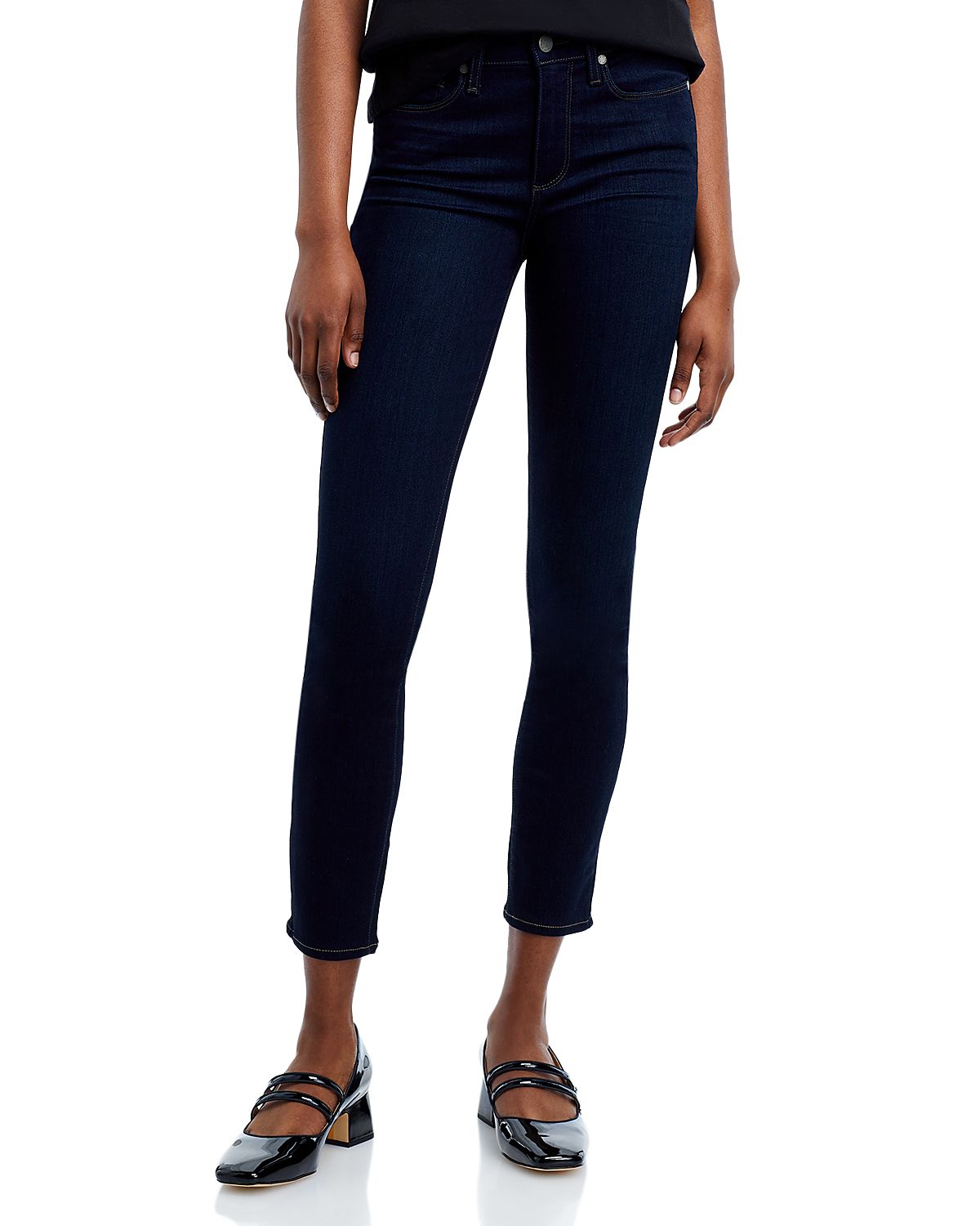 Paige Hoxton High Rise Ankle Skinny Jeans