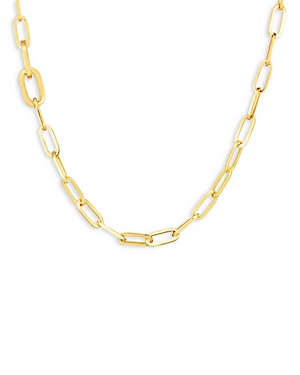 Roberto Coin 18K Gold Large Link Strand Necklace, 34