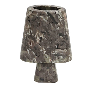 Shop Tov Furniture Samma Gray Marble Vase, Medium