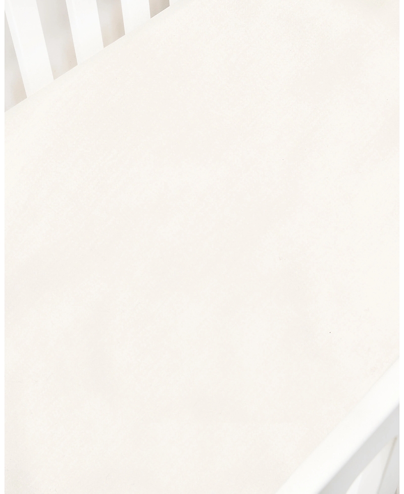 Gooselings Solid Crib Sheet In Ivory