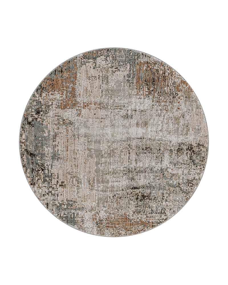 Surya Brunswick Bwk-2302 Round Area Rug, 7'10 X 7'10 In Mocha/brown