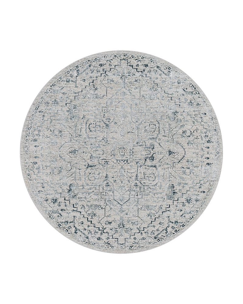 Surya Brunswick Bwk-2310 Round Area Rug, 6'7 X 6'7 In Blue/sage