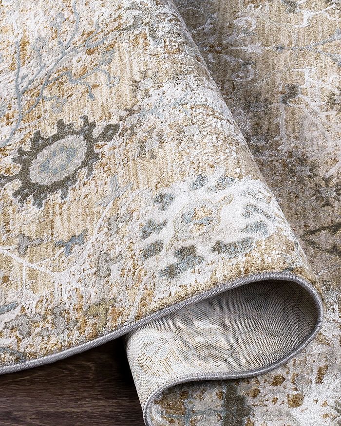 Shop Surya Brunswick Bwk-2311 Round Area Rug, 5'3 X 5'3 In Ivory/mist