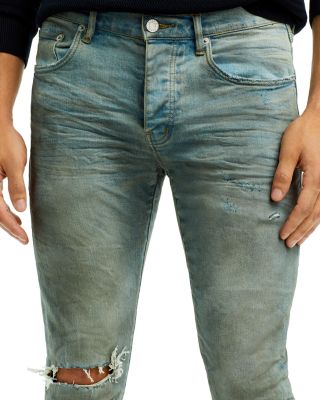 Skinny Fit Jeans in Light Dirty Wax