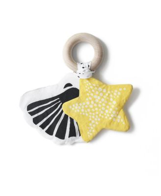 Wee Gallery - Crinkle Teether - Starfish - Ages 3 Months+