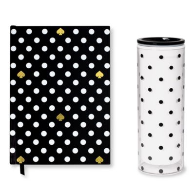 kate spade new york Polka Dot Daily Planner & Thermal Mug Set
