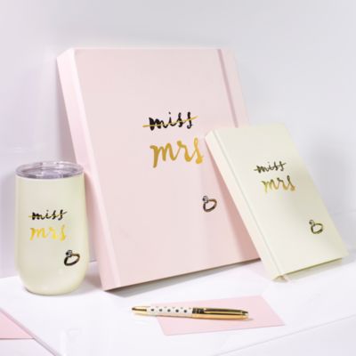 Miss to Mrs. Stemless Wine Tumbler and Notecard