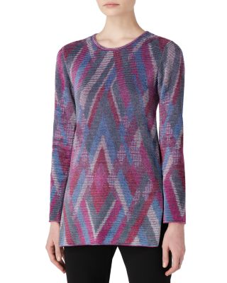 Emporio Armani - Jacquard Long Sleeve Sweater