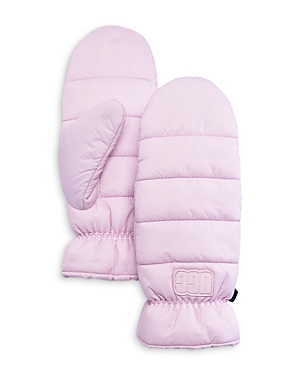 Ugg Maxi Quilted Mittens In Dusty Lilac