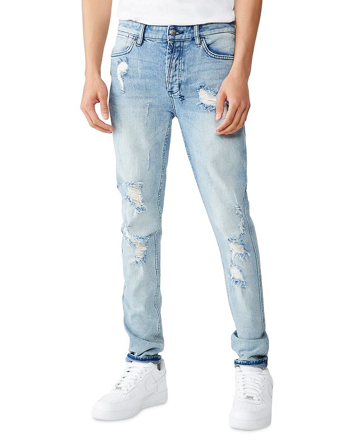 Ksubi Van Winkle Skinny Jeans in Trashed Dreams Blue | Bloomingdale's