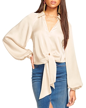 RAMY BROOK EMILY TIE FRONT TOP