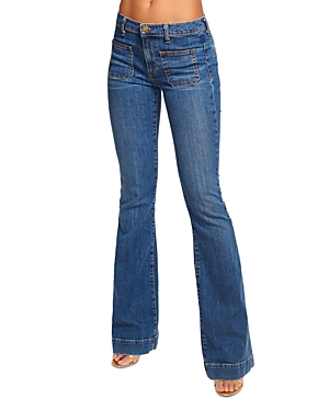 Shop Ramy Brook Hunter High Rise Bootcut Jeans In Medium Wash