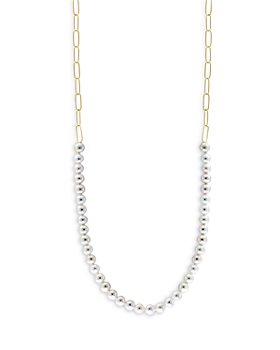 Bloomingdale's - Cultured Freshwater Pearl (5 mm) Necklace in 14K Yellow Gold, 16"