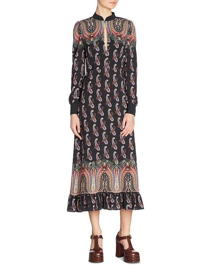 etro paisley print dress