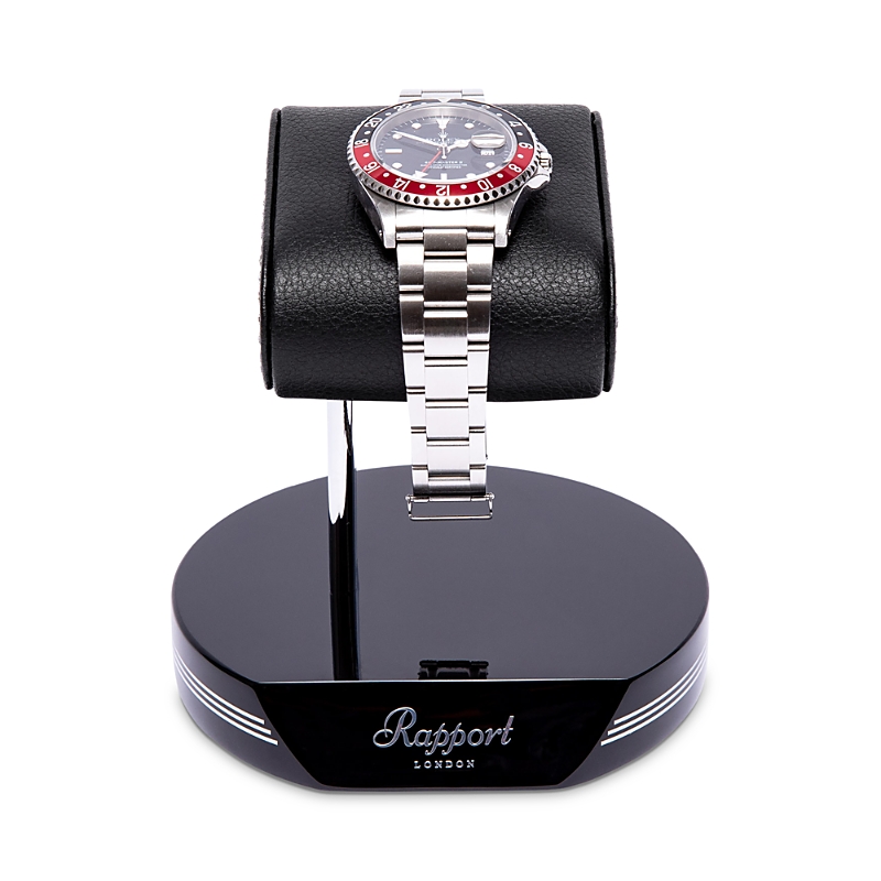Rapport London Single Watch Stand In Black Silver