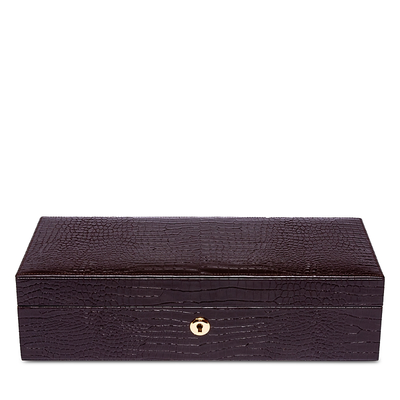 Rapport London Brompton Five Watch Box In Brown