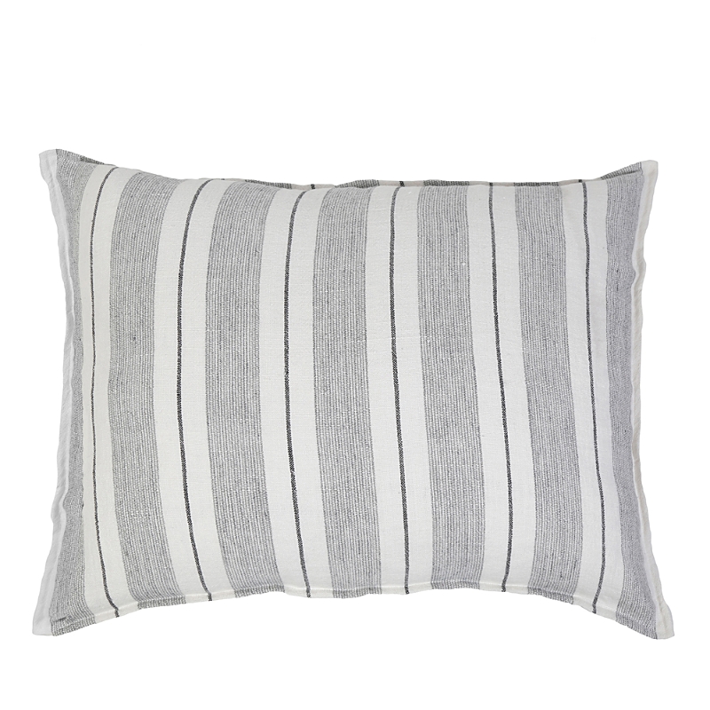 Pom Pom At Home Laguna Big Pillow & Insert In Grey/charcoal