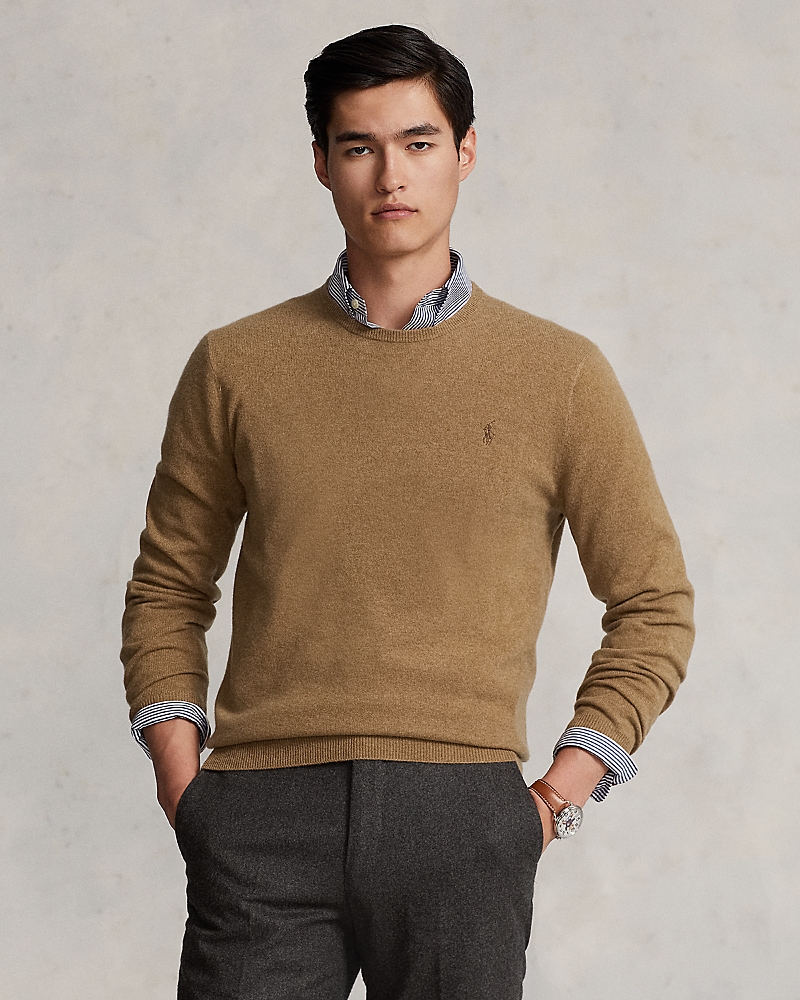POLO RALPH LAUREN WOOL REGULAR FIT CREWNECK SWEATER
