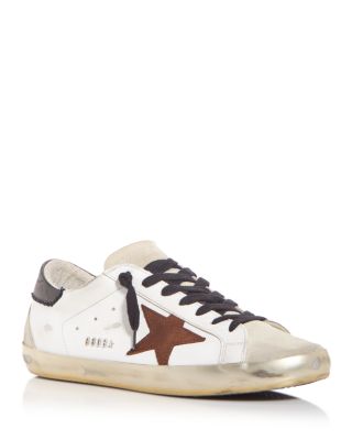 Golden Goose Deluxe Brand Men's Super-Star Low Top Sneakers
