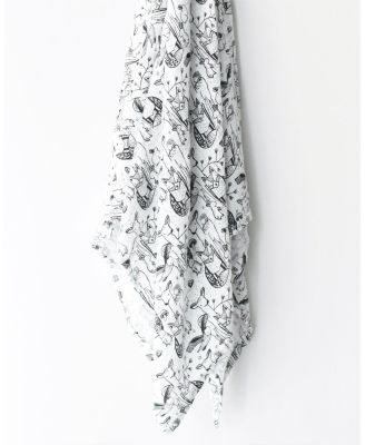 Organic Cotton Swaddle Blanket - Forest