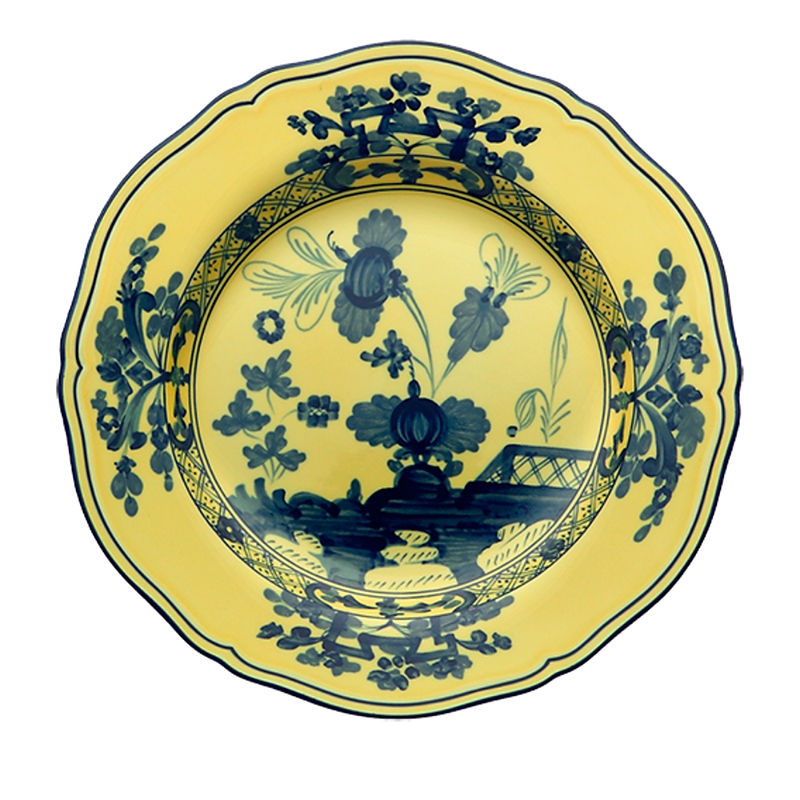 Ginori 1735 Antico Doccia Tea Saucer In Yellow