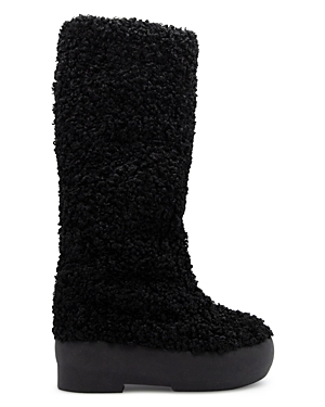 Shop Gia Borghini Women's Gia Faux Shearling Cold Weather Boots In Black