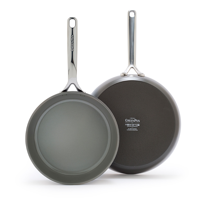 Greenpan Gp5 Two-piece Frying Pan Set In Cocoa