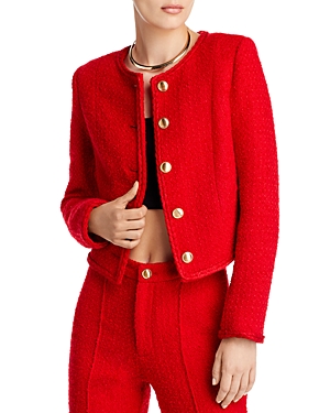 Aqua Boxy Jacket - 100% Exclusive In Red