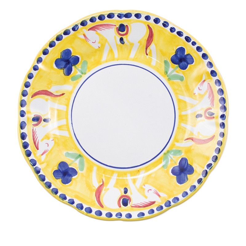 Vietri Campagna Cavallo Salad Plate In Multi