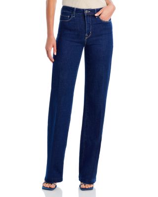 L'AGENCE - Clayton High Rise Wide Leg Jeans in Tustin