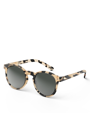 Izipizi Slmsmc69 #m C69 Round Sunglasses In Light Tortoise/gray Gradient