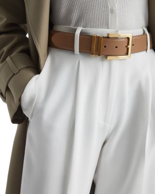 Brompton Women's Angular Leather Belt