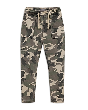 Dl1961 Camouflage-pattern Tapered-leg Trousers In Desert Camo