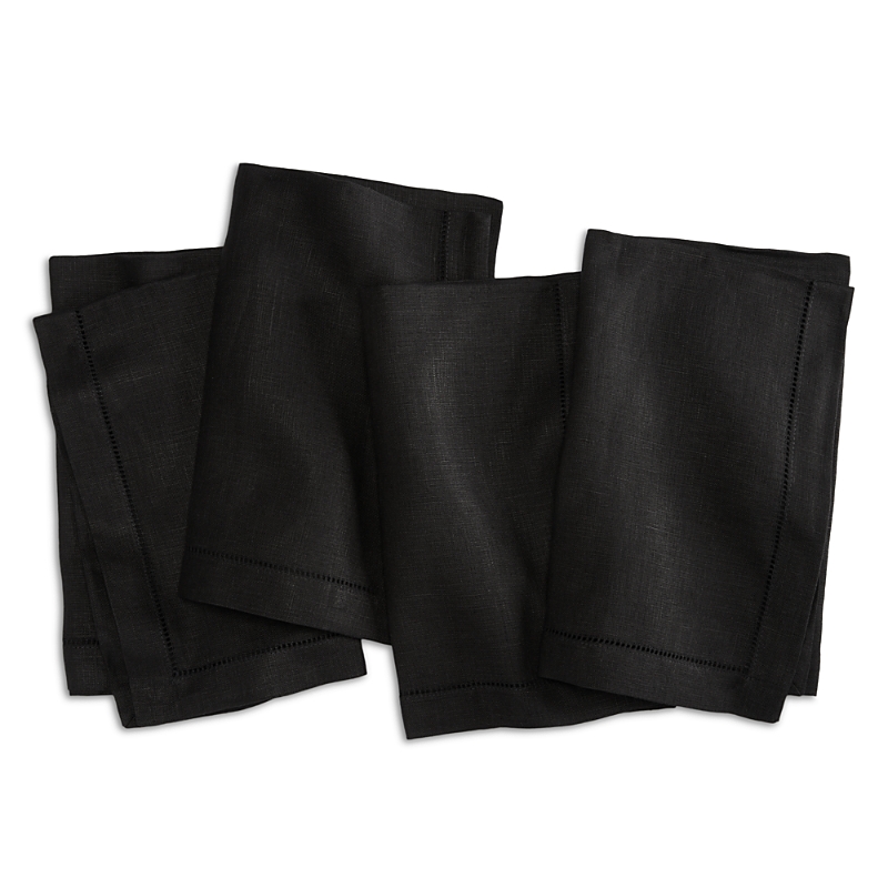 Sferra Festival 4-piece Dinner Napkin Set In Black