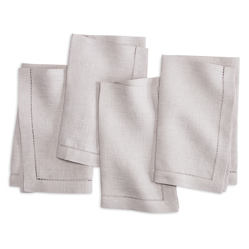 Sferra Festival Linen Dinner Napkins, Set Of 4 In Gray