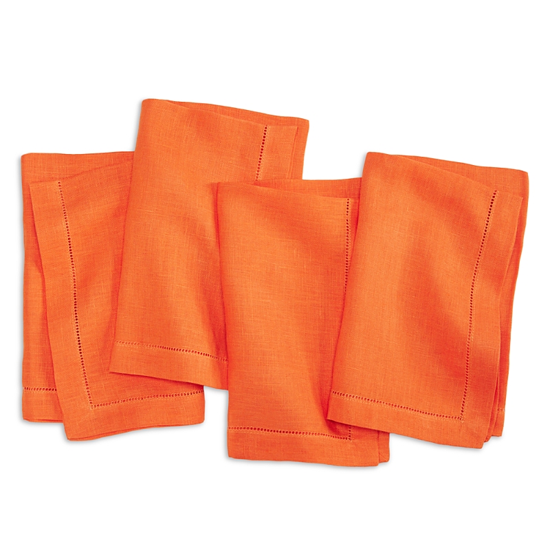 Sferra Festival Dinner Napkins, Set Of 4 In Tangerine