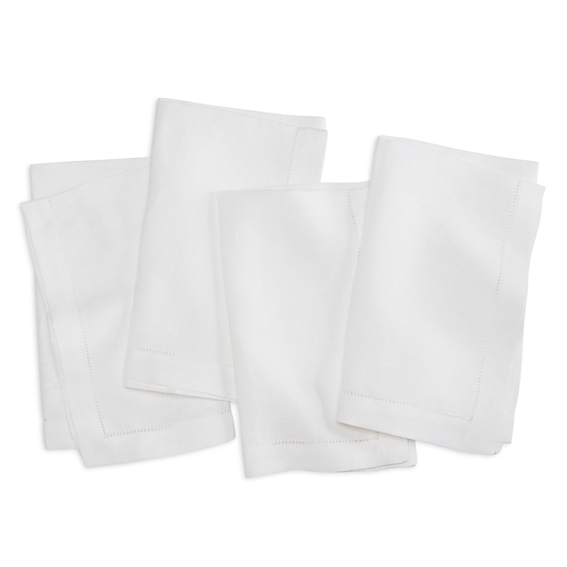Sferra Festival Dinner Napkins, Set Of 4 In White