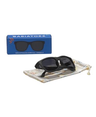 Jet Black Navigator Sunglasses
