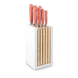 Wusthof Classic 8 Piece Designer Knife Block Set In Coral Peach