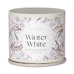 Illume Winter White Vanity Tin Candle, 11.8 Oz.