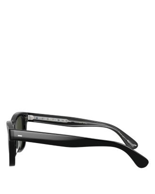 Unisex Polarized Square Sunglasses, 54mm