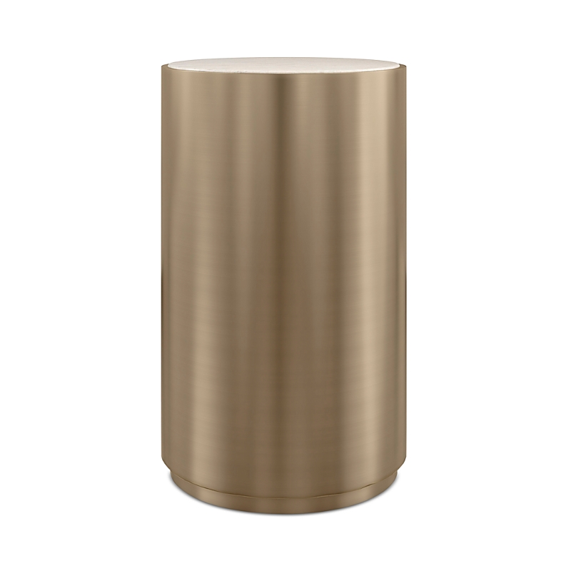 Caracole Contrast Light Spot Accent Table In Bronze