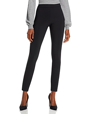 Shop Theory Adbelle Ponte Leggings In Black