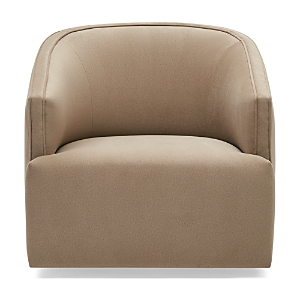 Massoud Coppell Swivel Chair In Aries Camel