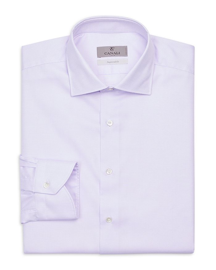 Canali Cotton Modern Fit Dress Shirt | Bloomingdale's