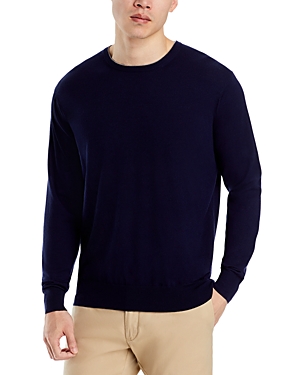 Shop Peter Millar Crown Crafted Excursionist Flex Crewneck Sweater In Navy