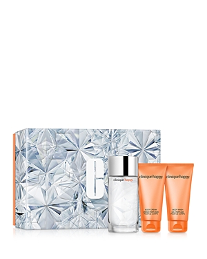 CLINIQUE ABSOLUTELY HAPPY FRAGRANCE SET ($125 VALUE)