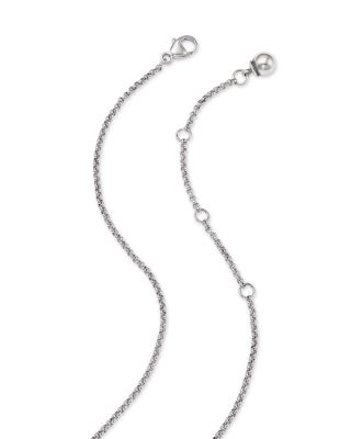 Sterling Silver Moonlight Grapes Ball Cluster Lariat Necklace, 17.32"