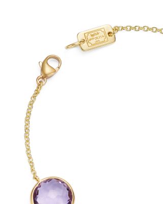 18K Yellow Gold Lollipop 7-Stone Link Bracelet
